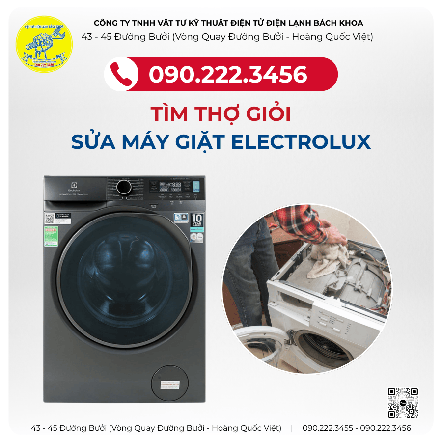 Tìm Thợ Giỏi Sửa Máy Giặt Electrolux Tại Phường Phan Chu Trinh - 0902223456
