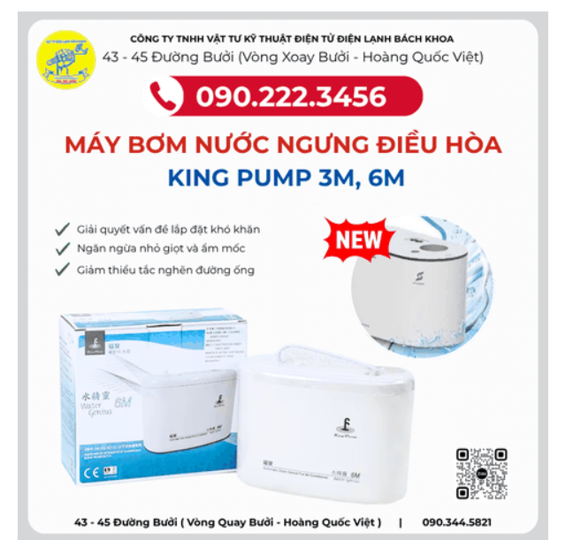Máy bơm nước ngưng KingPump 6M