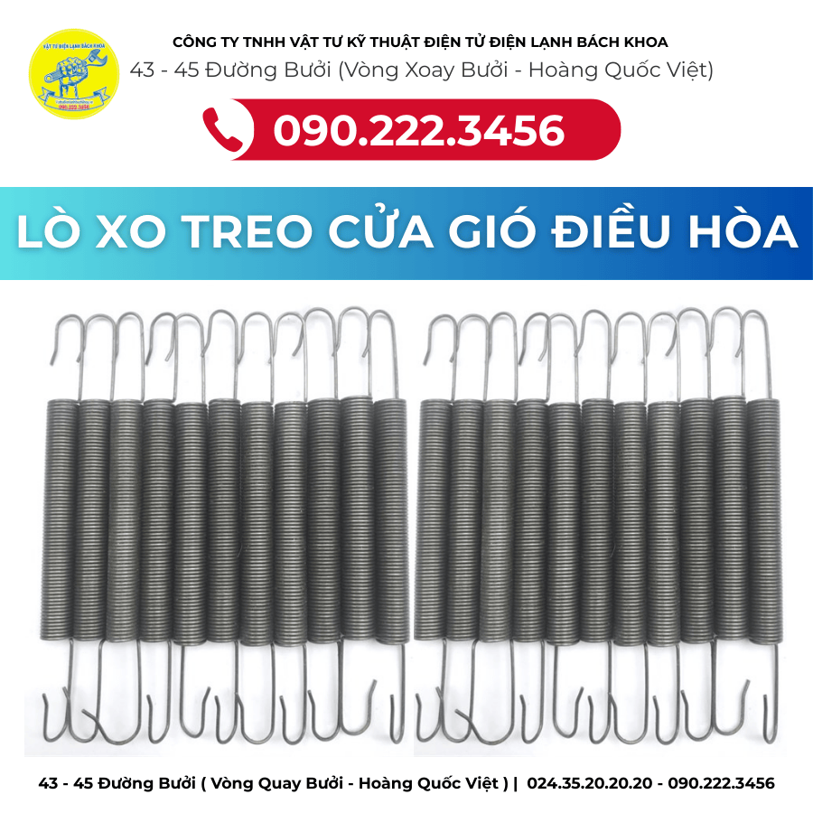Cửa Hàng Bán Lò Xo Treo Cửa Gió Điều Hòa Tại Phường Cửa Nam - 0902223456