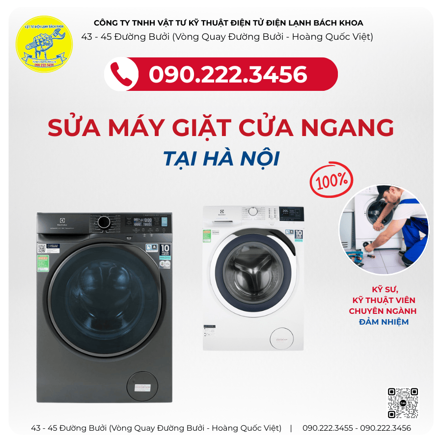 Tìm Thợ Sửa Máy Giặt Cửa Ngang Tại đường Điện Biên Phủ - 0902223456