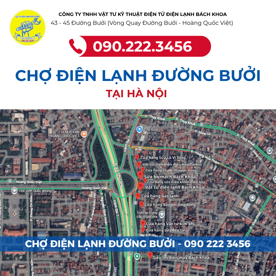 Chợ Điện Lạnh Tại đường Hùng Vương - 0902223456