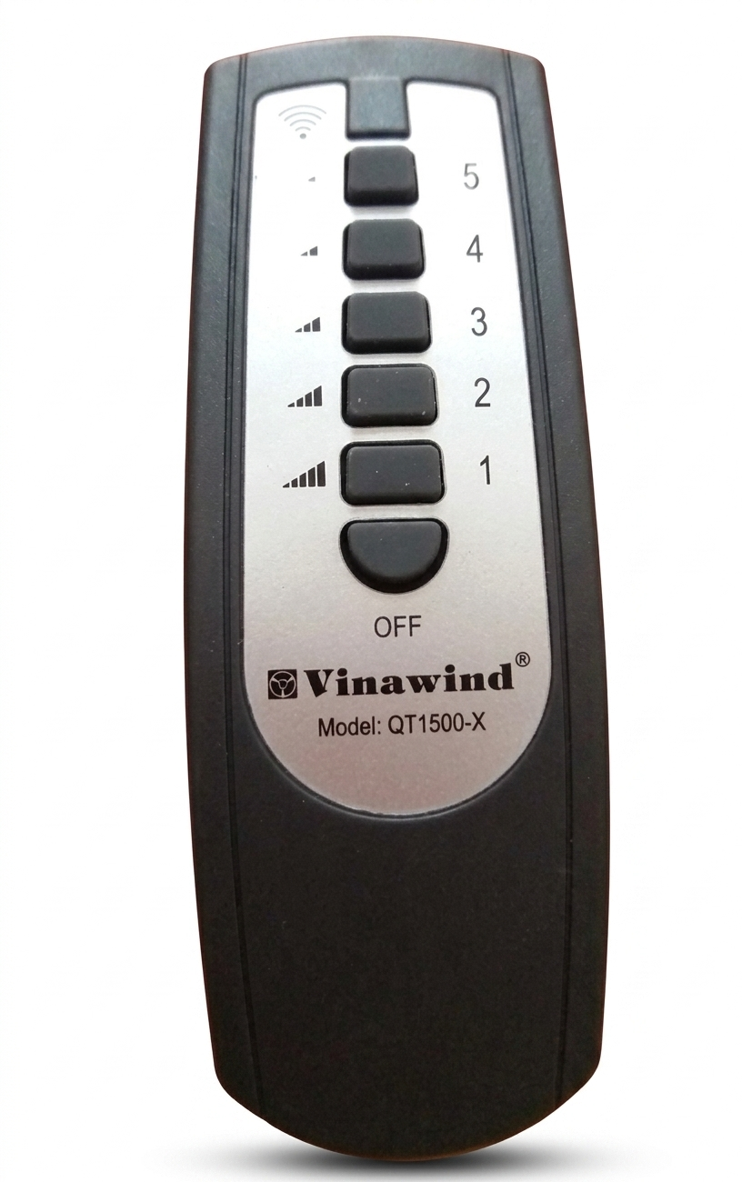 ĐIỀU KHIỂN QUẠT TRẦN ĐIỆN CƠ THỐNG NHẤT VINAWIND 5 CÁNH QT-1500X