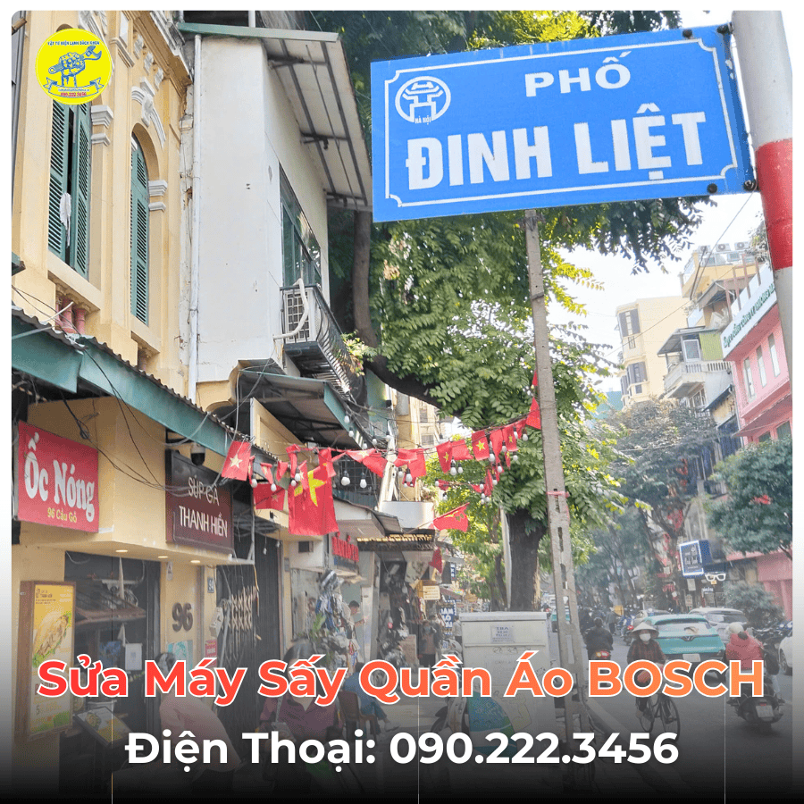 Sửa Máy Sấy Quần Áo BOSCH Tại Phố Đinh Liệt
