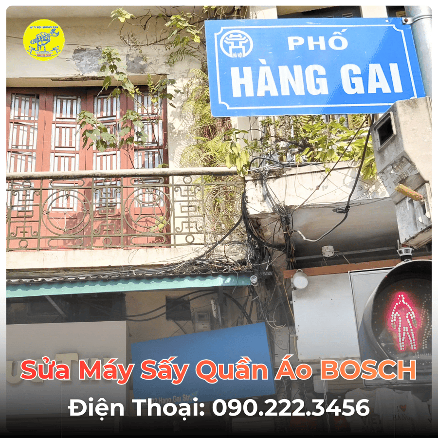 Sửa Máy Sấy Quần Áo BOSCH Tại Phố Hàng Gai