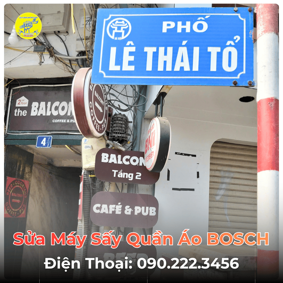 Sửa Máy Sấy Quần Áo BOSCH Tại Phố Lê Thái Tổ