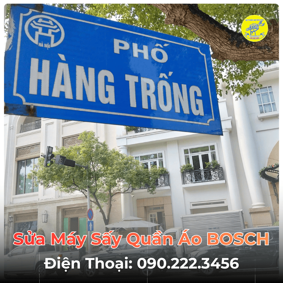 Sửa Máy Sấy Quần Áo BOSCH Tại Phố Hàng Trống