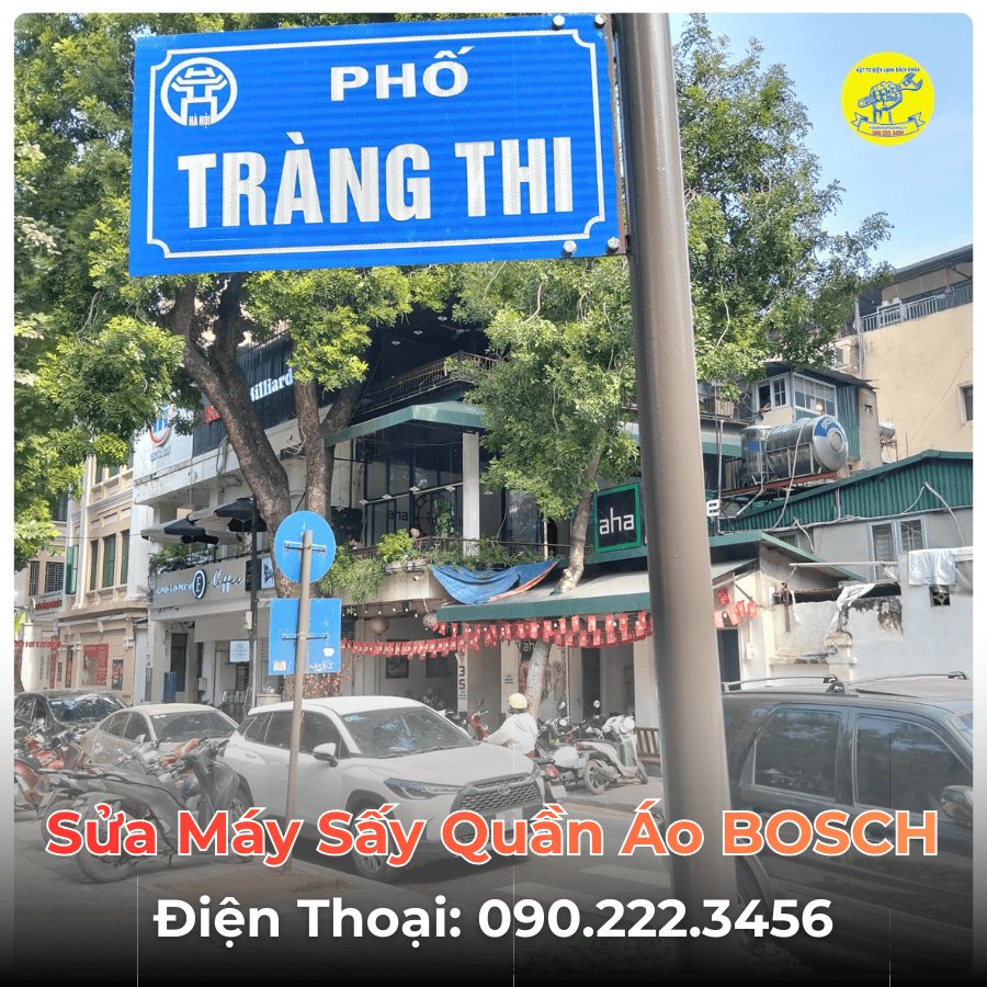 Sửa Máy Sấy Quần Áo BOSCH Tại Phố Tràng Thi