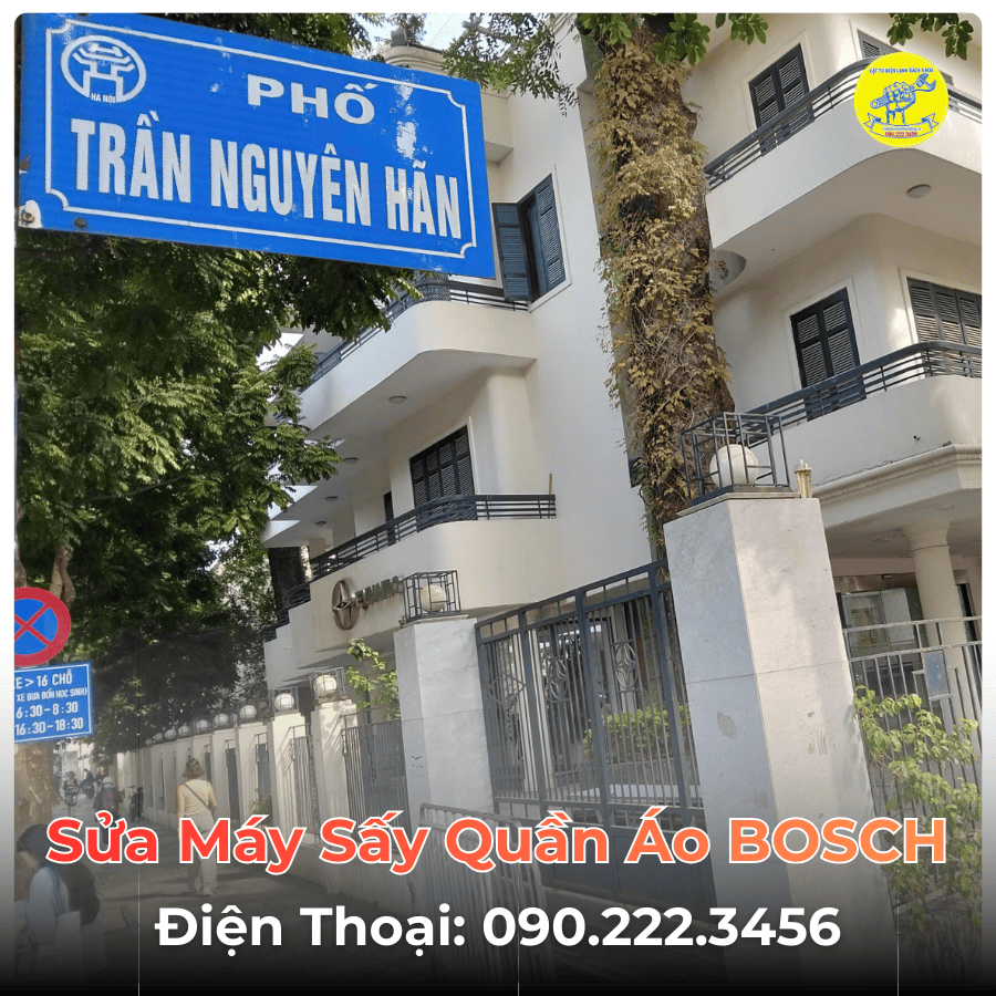 Sửa Máy Sấy Quần Áo BOSCH Tại Phố Trần Nguyên Hãn