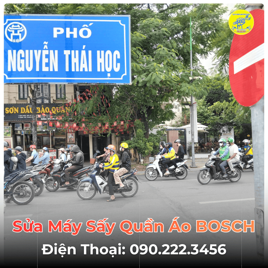 Sửa Máy Sấy Quần Áo BOSCH Tại Phố Nguyễn Thái Học
