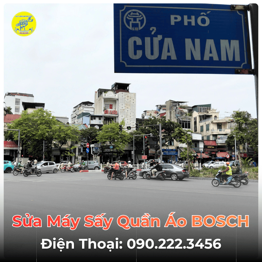 Sửa Máy Sấy Quần Áo BOSCH Tại Phố Cửa Nam