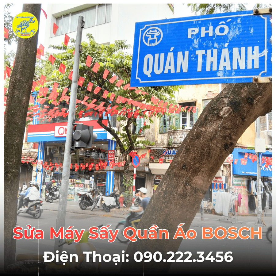 Sửa Máy Sấy Quần Áo BOSCH Tại Phố Quán Thánh