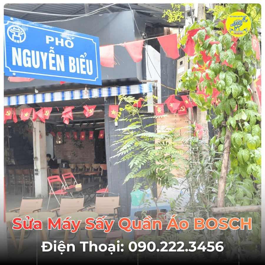 Sửa Máy Sấy Quần Áo BOSCH Tại Phố Nguyễn Biểu