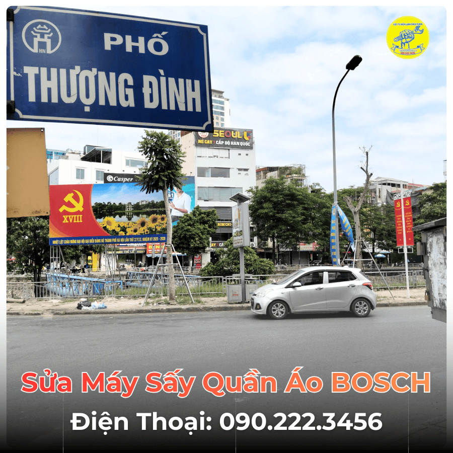 Sửa Máy Sấy Quần Áo BOSCH Tại Phố Thượng Đình