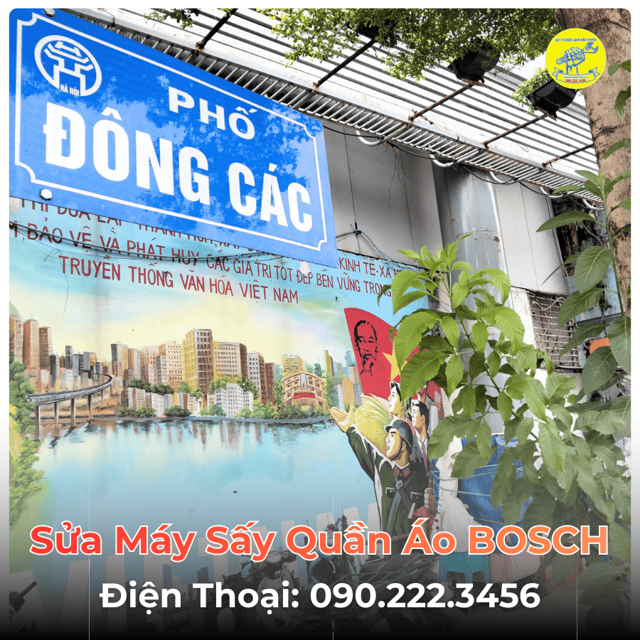 Sửa Máy Sấy Quần Áo BOSCH Tại Phố Đông Các