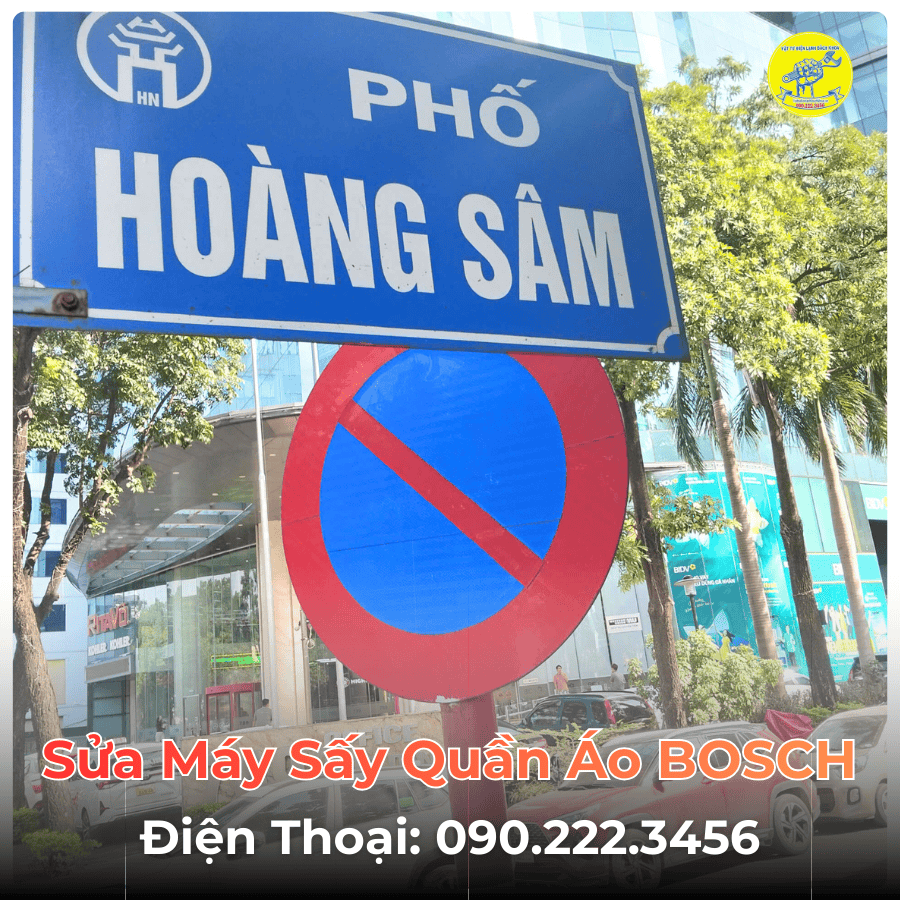 Sửa Máy Sấy Quần Áo BOSCH Tại Phố Hoàng Sâm
