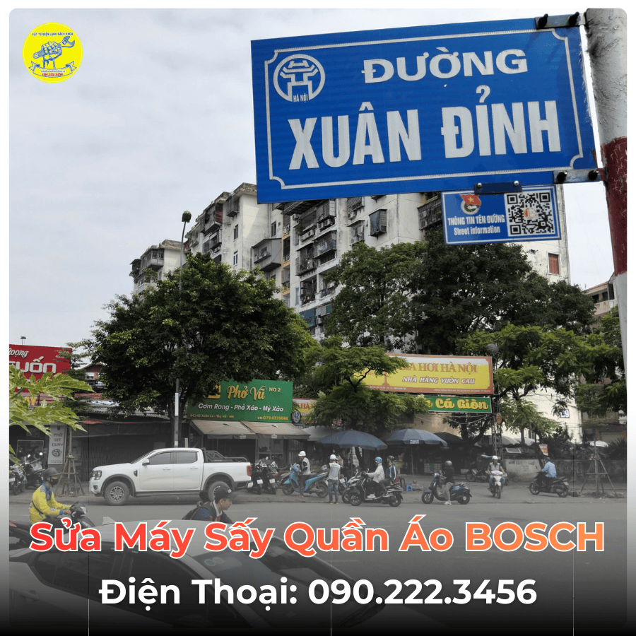 Sửa Máy Sấy Quần Áo BOSCH Tại Đường Xuân Đỉnh