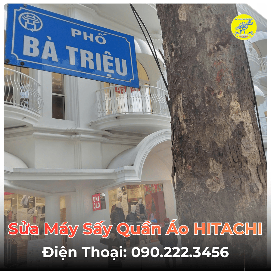 Sửa Máy Sấy Quần Áo HITACHI Tại Phố Bà Triệu