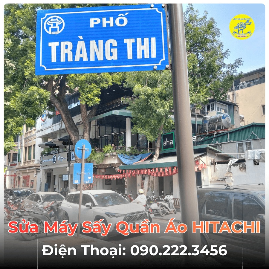 Sửa Máy Sấy Quần Áo HITACHI Tại Phố Tràng Thi
