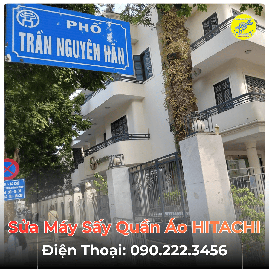 Sửa Máy Sấy Quần Áo HITACHI Tại Phố Trần Nguyên Hãn