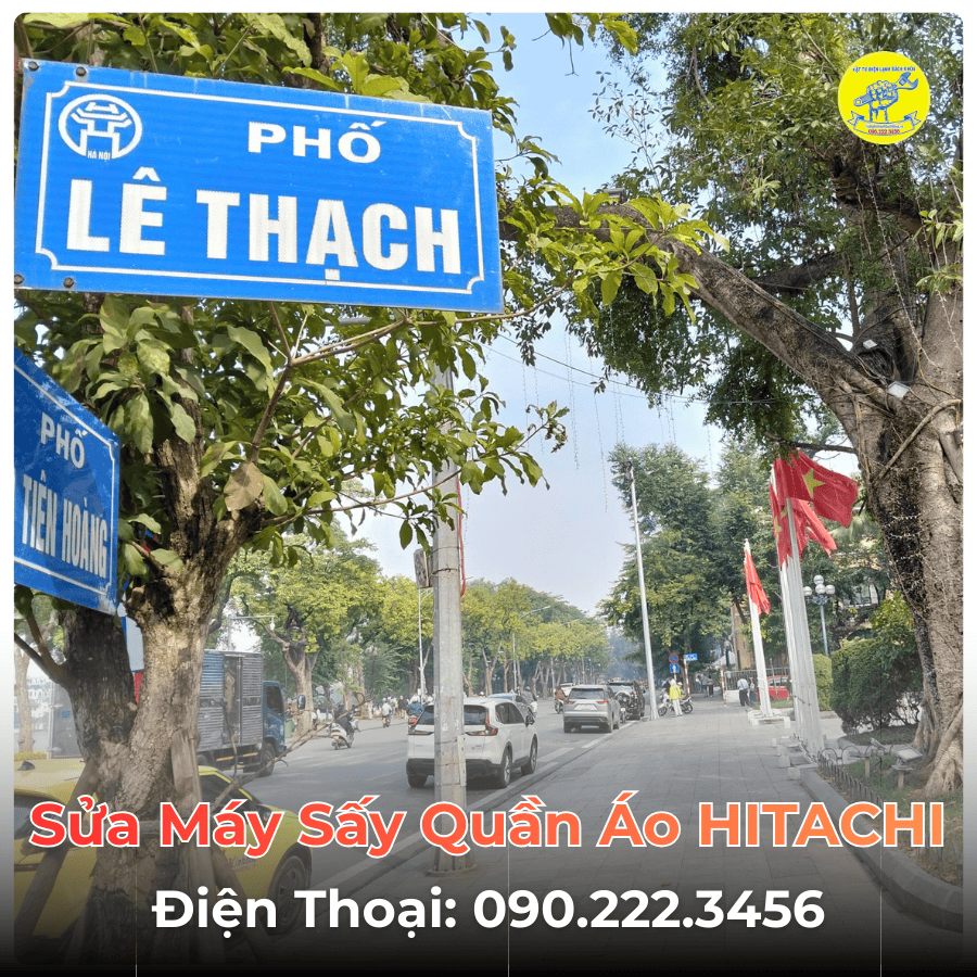 Sửa Máy Sấy Quần Áo HITACHI Tại Phố Lê Thạch