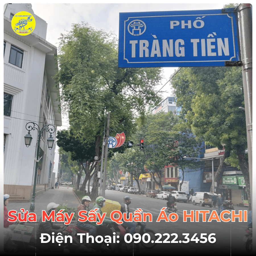 Sửa Máy Sấy Quần Áo HITACHI Tại Phố Tràng Tiền