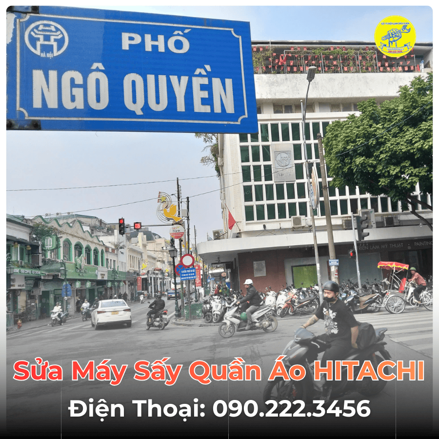 Sửa Máy Sấy Quần Áo HITACHI Tại Phố Ngô Quyền