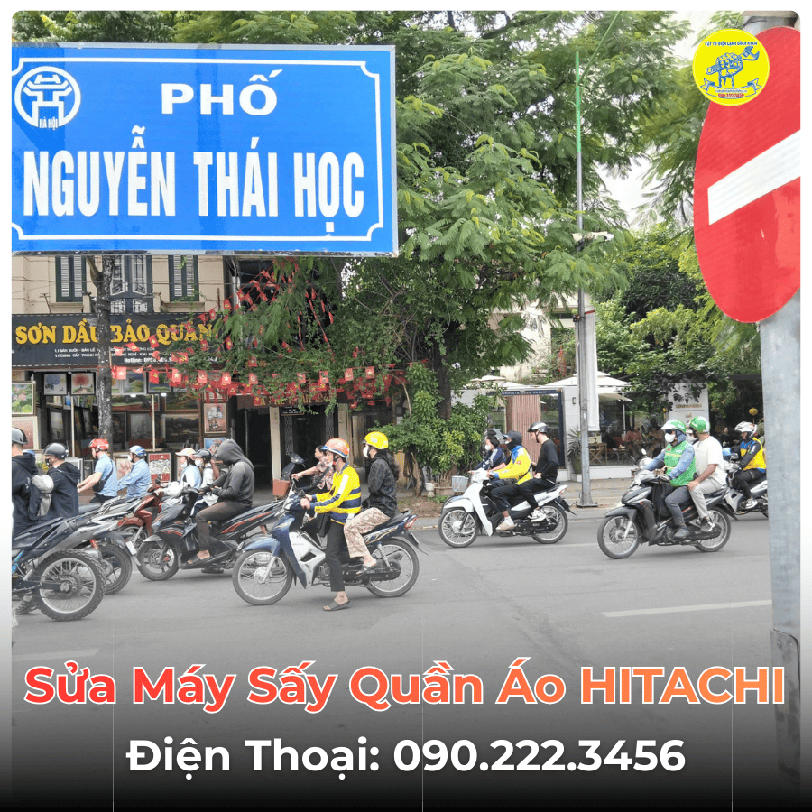 Sửa Máy Sấy Quần Áo HITACHI Tại Phố Nguyễn Thái Học