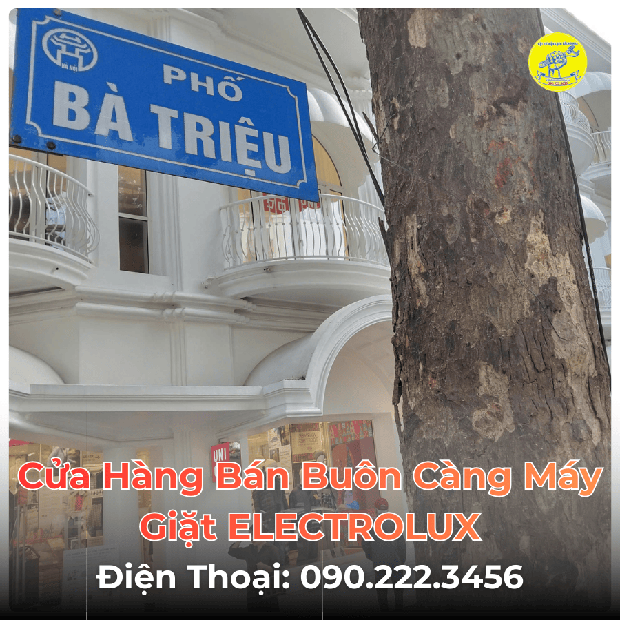 Cửa Hàng Bán Buôn Càng Máy Giặt ELECTROLUX Tại Phố Bà Triệu