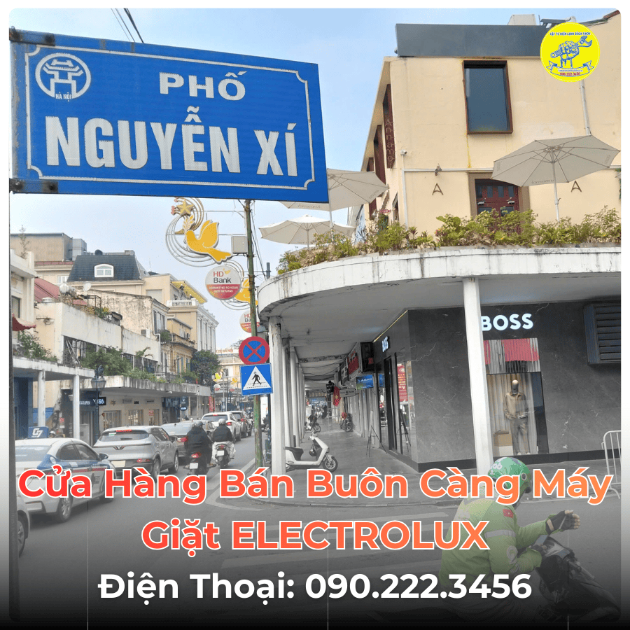Cửa Hàng Bán Buôn Càng Máy Giặt ELECTROLUX Tại Phố Nguyễn Xí