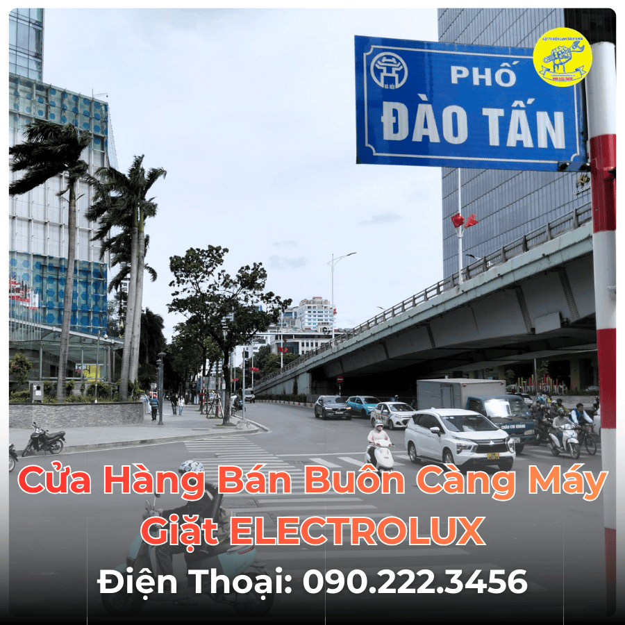 Cửa Hàng Bán Buôn Càng Máy Giặt ELECTROLUX Tại Phố Đào Tấn