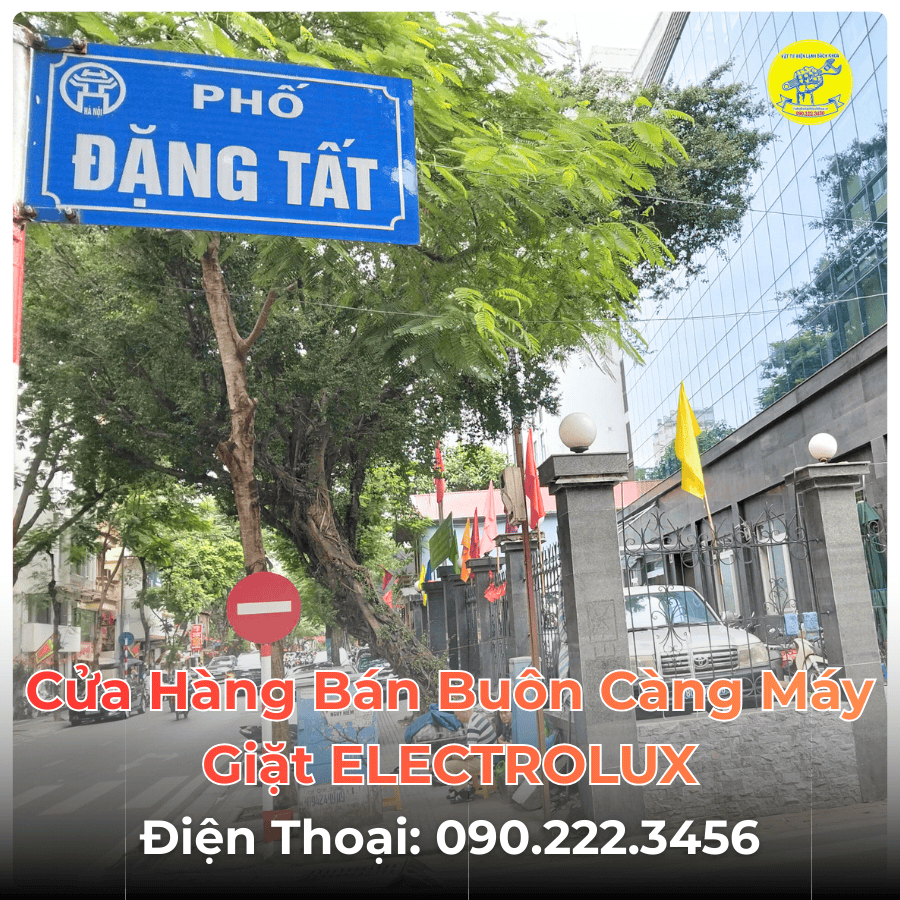 Cửa Hàng Bán Buôn Càng Máy Giặt ELECTROLUX Tại Phố Đặng Tất