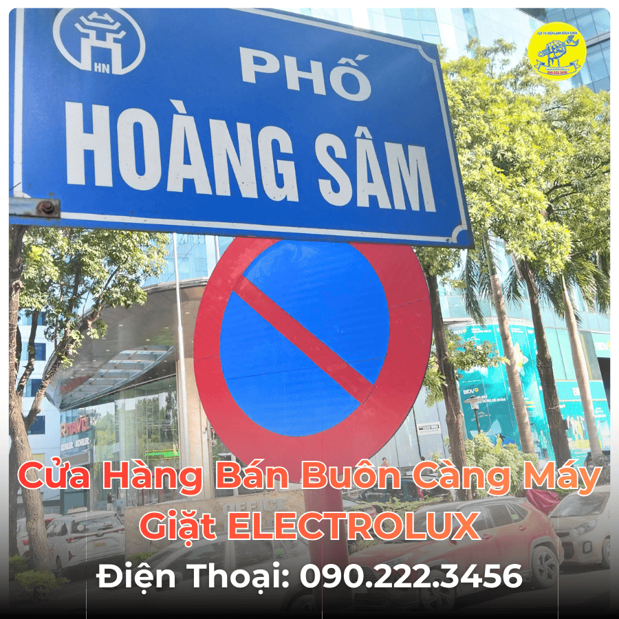 Cửa Hàng Bán Buôn Càng Máy Giặt ELECTROLUX Tại Phố Hoàng Sâm