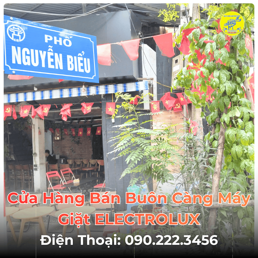 Cửa Hàng Bán Buôn Càng Máy Giặt ELECTROLUX Tại Phố Nguyễn Biểu