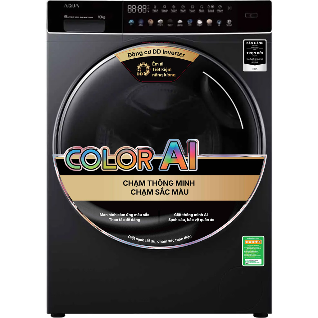 Máy giặt Aqua Inverter 10 kg AQD-DDW1000J.BK