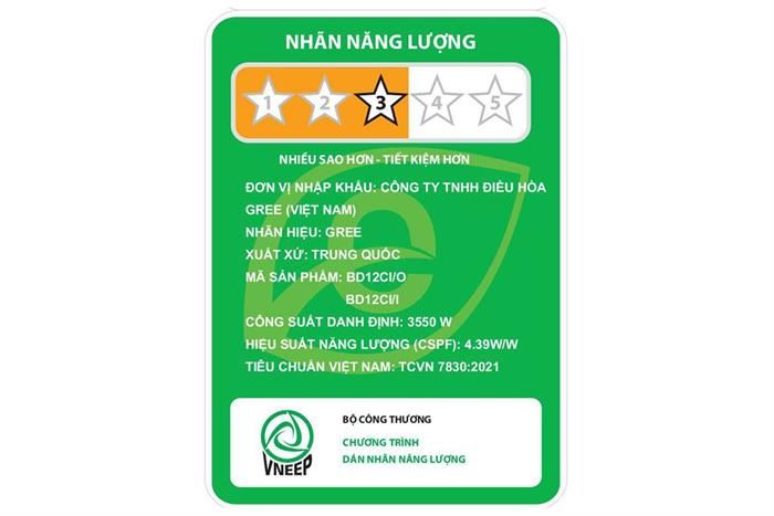 Máy lạnh Gree Inverter 1.5 HP BD12CI