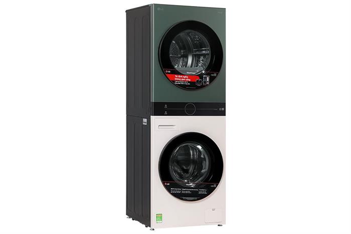 Máy giặt Tháp giặt sấy LG WashTower Inverter giặt 14 kg - sấy 10 kg WT1410NHEG