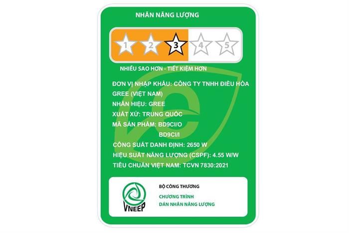 Máy lạnh Gree Inverter 1 HP BD9CI