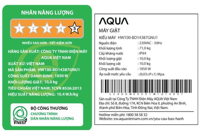 Máy giặt Haier X9 Inverter 10 kg HW100-BD14387GNU1