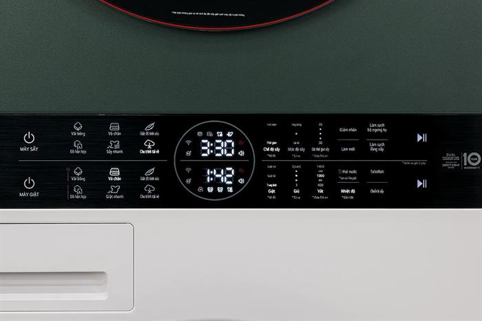Máy giặt Tháp giặt sấy LG WashTower Inverter giặt 14 kg - sấy 10 kg WT1410NHEG