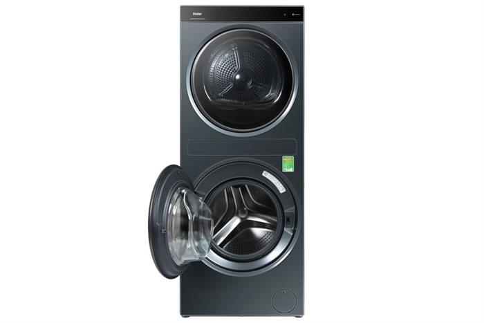 Máy giặt Tháp giặt sấy Haier Laundry Center Inverter giặt 14 kg - sấy 13 kg HWD140-BD14LCU1L(GN)