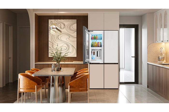 Tủ lạnh Samsung Inverter 648 lít Multi Door Bespoke Door-in-Door RF59CB66F8S/SV