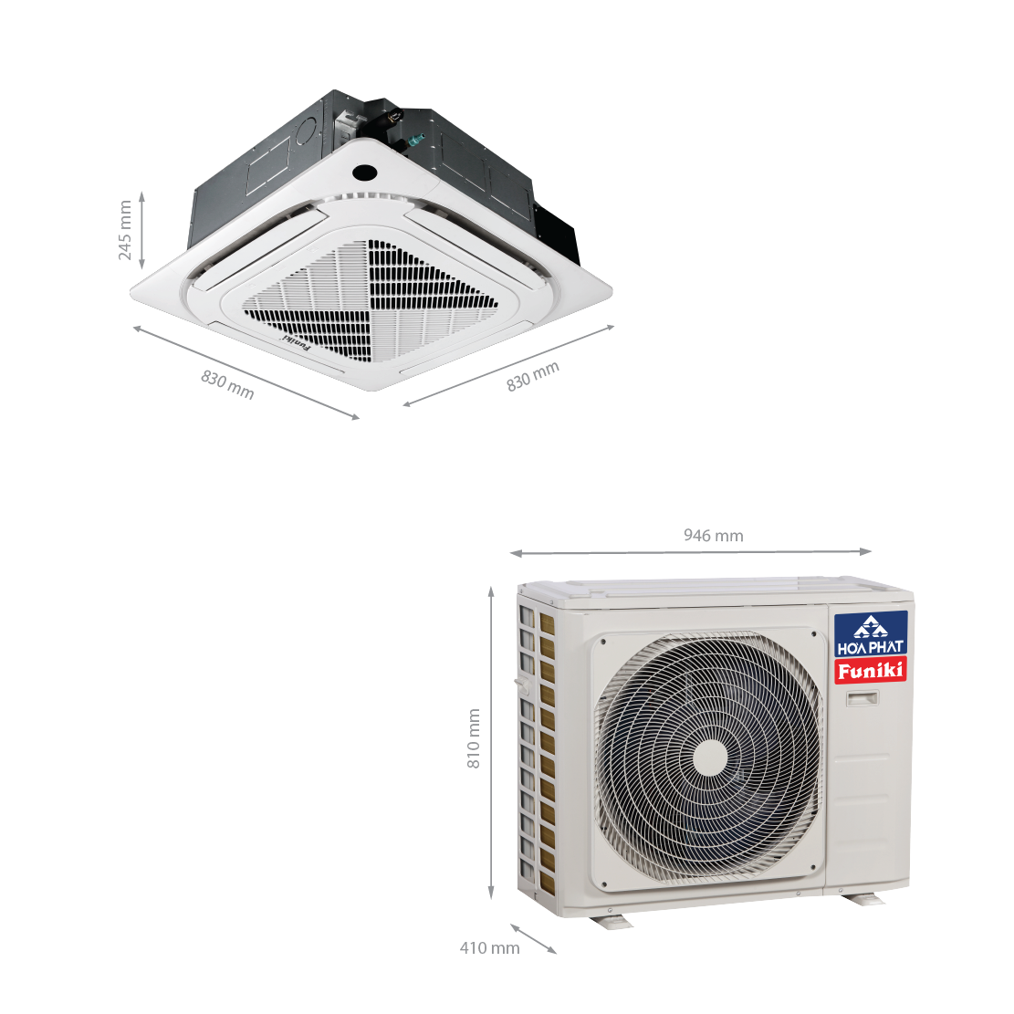 Điều hòa Funiki âm trần CIC50MMC 50000BTU inverter 1 chiều