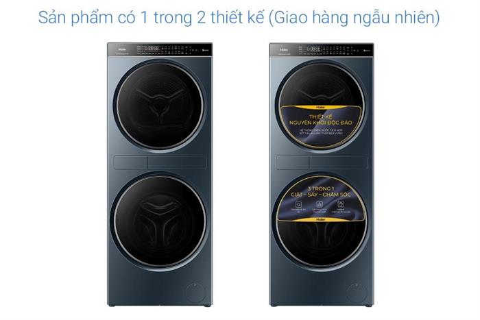 Máy giặt Tháp giặt sấy Haier Laundry Center Inverter giặt 14 kg - sấy 13 kg HWD140-BD14LCU1L(GN)