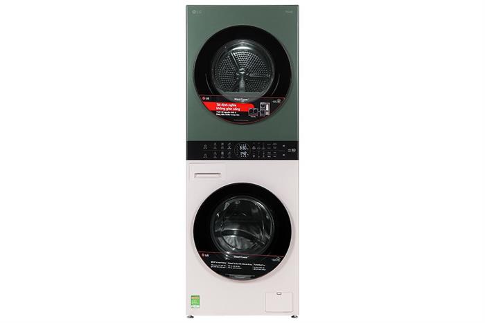 Máy giặt Tháp giặt sấy LG WashTower Inverter giặt 14 kg - sấy 10 kg WT1410NHEG