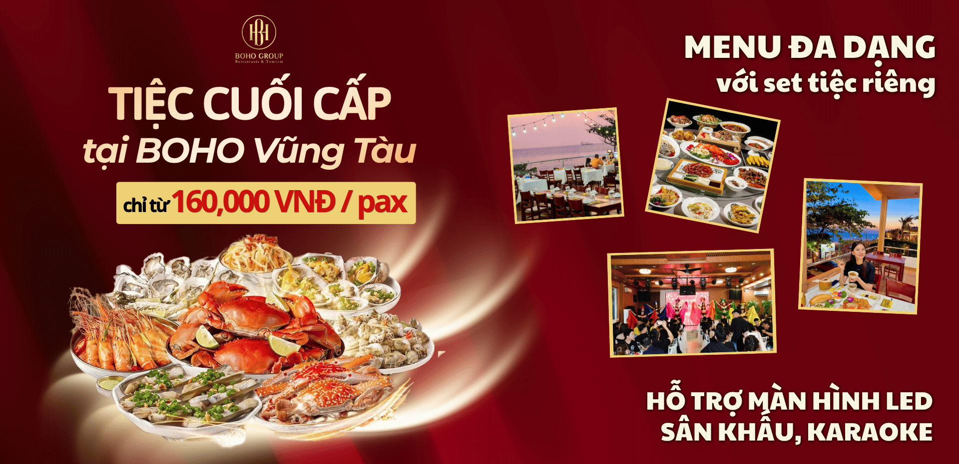 TIỆC CUỐI CẤP TẠI NHÀ HÀNG VIEW BIỂN ĐẸP NHẤT TẠI VŨNG TÀU
