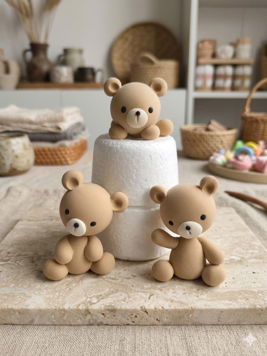 Bộ 3 Bé Gấu nâu
