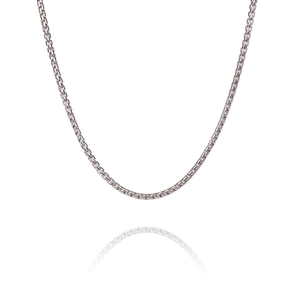 Dây chuyền trơn - màu bạc (Box Chain 2.5mm)