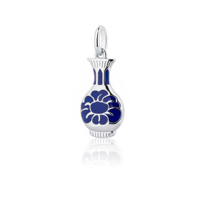 Charm chiếc bình duyên dáng ( Porcelain Grace Silver)