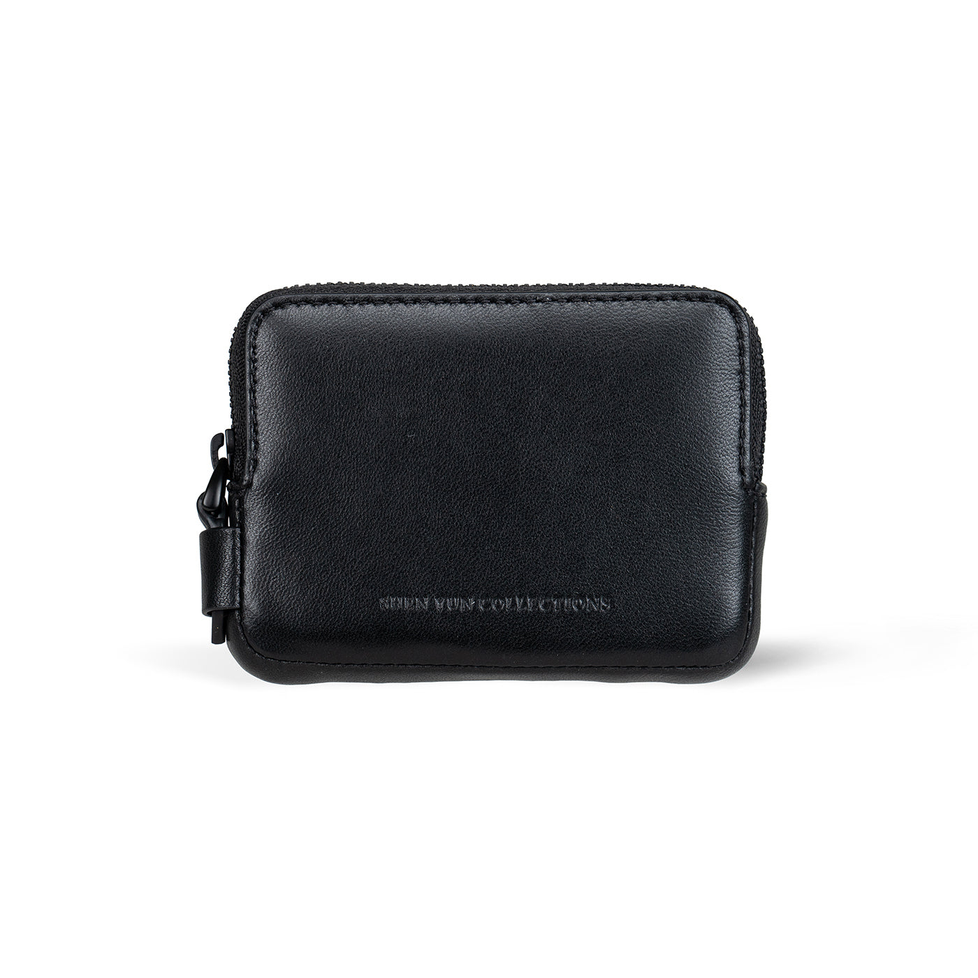 Ví da thắt lưng nam (Signature Men's Belt Wallet) - Ghi đen
