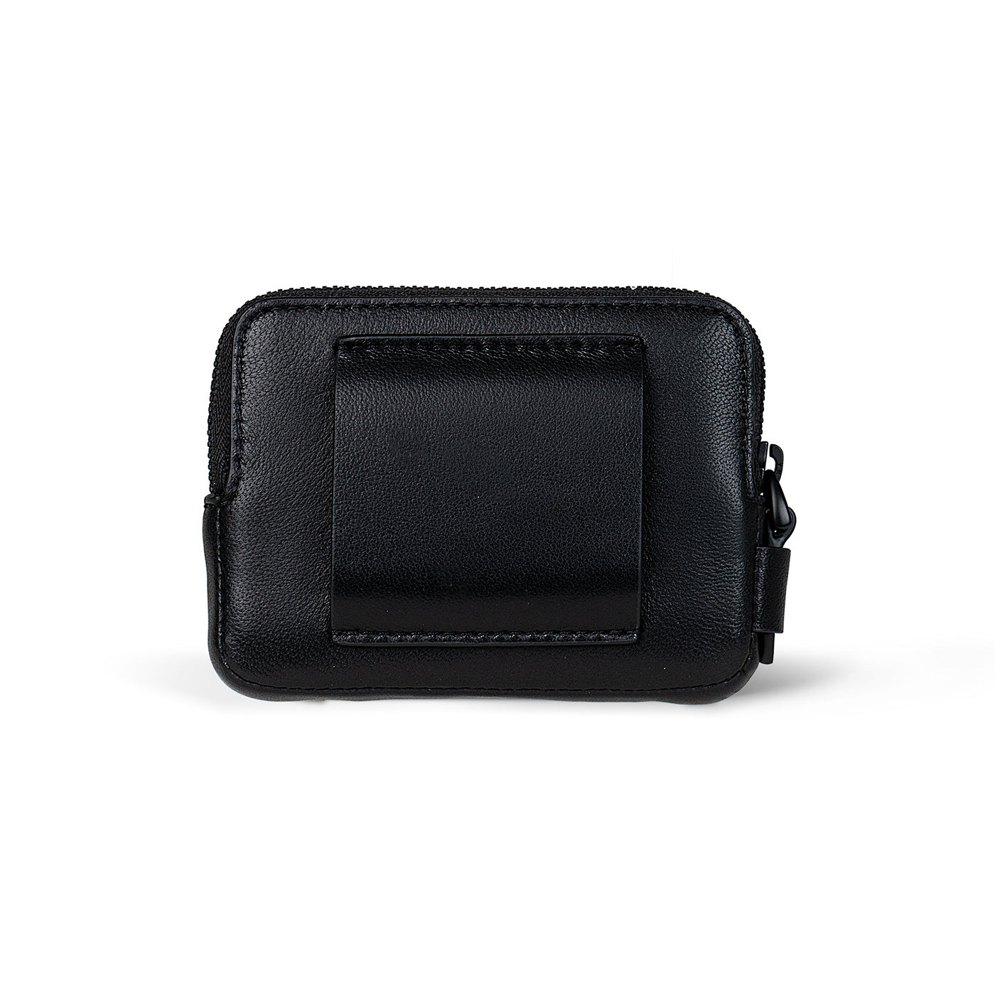 Ví da thắt lưng nam (Signature Men's Belt Wallet) - Ghi đen